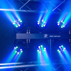 SET 8 PAR-URI 12X1W RGBW + TREPIED SI HUSE TRANSPORT - Img 8
