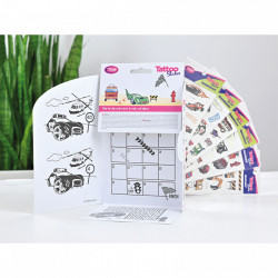 Set autocolante pentru tatuaj vehicul - 53 buc/pachet - Img 2