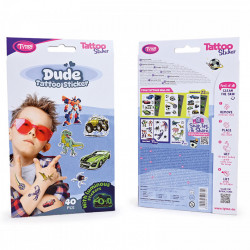 Set autocolante pentru tatuaje Dude - 40 buc/pachet - Img 1