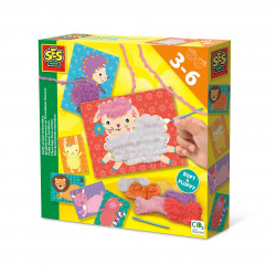 Set creativ - Brodez animale pufoase - Img 1