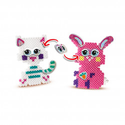 Set creativ copii Beedz – Margele de calcat Funpins animale - Img 3