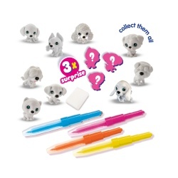 Set creativ copii - Desenez cu aerograf 3 catei surpriza - Img 2