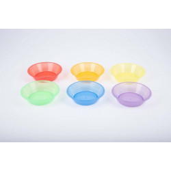 Set de 6 boluri translucide colorate pentru activitati senzoriale - Img 1