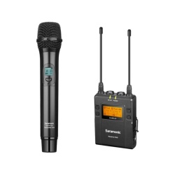 Set microfon wireless Saramonic UwMic9 Kit4Microfon HU9, Negru