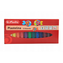 Set Plastilină Herlitz - 12 Culori Vibrante pentru Creativitate Fără Limite