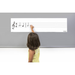 Set Portativ cu 85 note muzicale magnetice - Img 3
