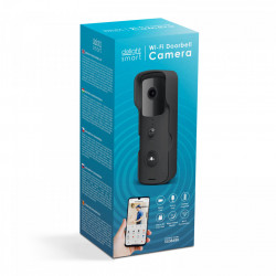 Set sonerie video Smart Wi-Fi - alimentat cu baterie - MicroSD, FHD, PIR - negru - Img 5