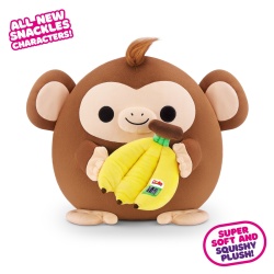 Snackles - Jucarie de plus colectibila S2W1, 35 cm, Sandy - Img 2