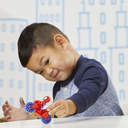 SPIDERMAN SET MOTOCICLETA SI FIGURINA SPIDEY 6CM - Img 3
