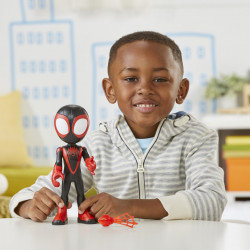 Spidey Prietenii Extraordinari Figurina Miles Morales Spider Man Supradimensionata 22.8cm
