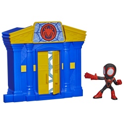 SPIDEY SI PRIETENII LUI UIMITORI MARVEL MINI SET BANCA CU FIGURINA SI ACCESORII - Img 3
