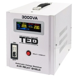 STABILIZATOR TENSIUNE AUTOMAT 3000VA TED ELECTRIC - Img 2