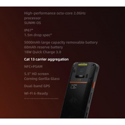 SUNMI T8911 L2H-Handhe.Wireless Terminal - Img 2