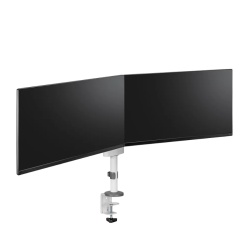 Suport dublu mon. birou NM 17"-27" alb - Img 3