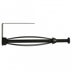 Suport rola prosop de bucatarie, culoare neagra - Img 4