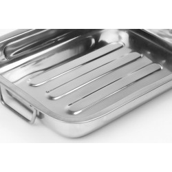 Tava cuptor inox 35x27x5.5 cm - Img 4