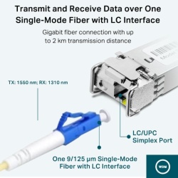 TPL SFP MODULE FO WDM SM LC 10KM TYPE A2 - Img 6
