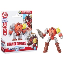 TRANSFORMERS CYBERWORLD ROBOT DINOBOT SNARL CONVERTIBIL 10CM - Img 2