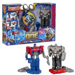 TRANSFORMERS ONE SET 2 FIGURINE OPTIMUS PRIME SI MEGATRON - Img 8