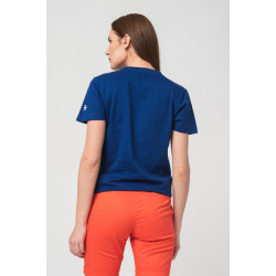 TRICOU LOGO MULTICOLOR FEMEI ROYAL BLUE - Img 3