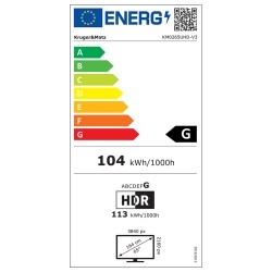 TV ULTRAHD 4K 65 INCH 165CM SMART VIDAA KRUGER&MATZ - Img 4
