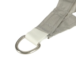 Umbrar de gradina triunghiular, impermeabil, culoare Gri, dimensiune 3 x 3 x 3 m - Img 6