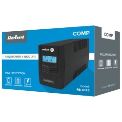 UPS OFFLINE NANOPOWER PLUS 1000 (1000VA/600W) REBEL - Img 9