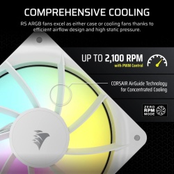 Ventilatoare CORSAIR RS120 ARGB WHITE - Img 10