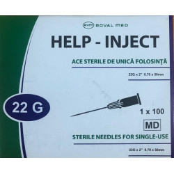 Ace seringa g22x2" 0,70*50mm gri