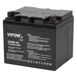 ACUMULATOR STATIONAR AGM VRLA 12V 40AH VIPOW - Img 2