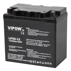 ACUMULATOR STATIONAR AGM VRLA 12V 55AH VIPOW - Img 2