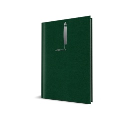 AGENDA NEDATATA A5 224PAG MAIORI COPERTA BURETATA PERSONALIZABILA VERDE