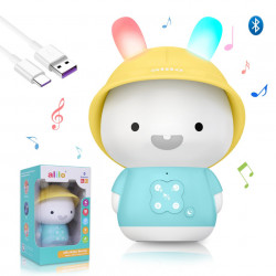 Alilo Baby Bunny - Iepuras interactiv cu povesti si cantece, albastru, RO/EN - Img 2
