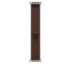 AW BAND 49MM TRAIL DK UMBER NAT TIT M/L