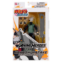 Bandai figurina naruto shippuden hatake kakashi fourth great ninja war 16.5cm