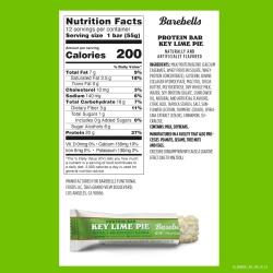 Barebells Protein Bar Baton Proteic Cu Aroma De Placinta Cu Lime, 55g - Img 4