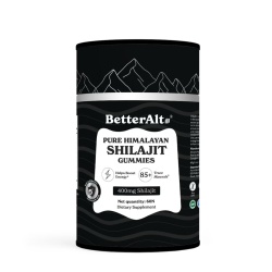 Better Alt Pure Himalayan Shilajit Gummies, Jeleuri De Shilajit Din Himalaya, 60 Jeleuri - Img 2