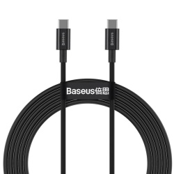 Cable Data, Superior, USB-C, 2m, 100W,Bk