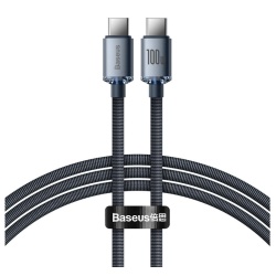 Cablu Baseus Crystal Shine 2m, negru - Img 2