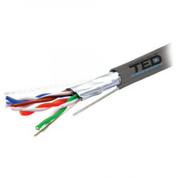 Cablu ftp cat 5e cupru 0.5mm sufa 305m ted el - Img 3