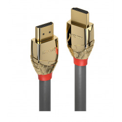 Cablu Lindy HDMI High Speed, 2m, Gold - Img 1