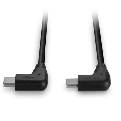 Cablu Lindy USB C 2 x 90° 1m negru - Img 9