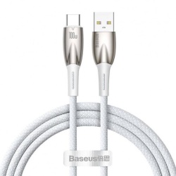 Cablu Retea Baseus Glimmer 100W 1m, alb