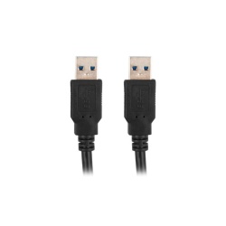 Cablu USB-A M/M 3.0 1,8 m negru