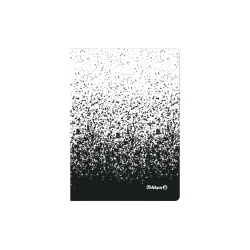CAIET A6 COLOR EDITION 80 FILE, HARTIE 70G/MP, PATRATELE, CULOARE ALB/NEGRU
