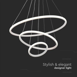 CANDELABRU LED 32W 3000K 60X40X100CM - ALB - Img 5