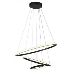 CANDELABRU LED 32W 3000K 60X40X100CM - NEGRU - Img 1