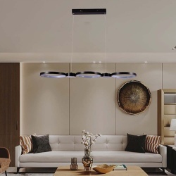 CANDELABRU LED 38W 4000K 95X100CM - NEGRU - Img 8