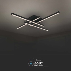 CANDELABRU LED DIMABIL 38W 3000K 85X85X10.5CM - NEGRU - Img 6