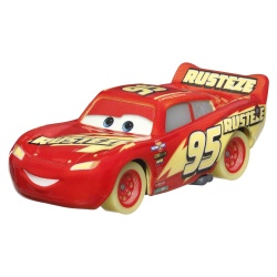 CARS GLOW RACERS MASINUTA METALICA FULGER MCQUEEN 1:55 - Img 2